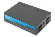 Switch non géré 5 ports Gigabit Ethernet 10/100/1000 Mini Boîtier Métallique