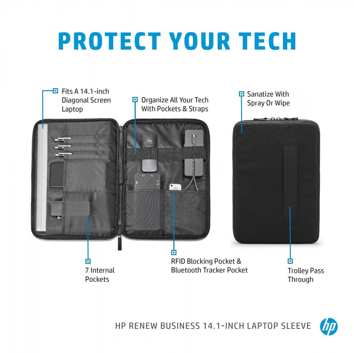 HP Renew Business 14.1pcs Laptop Bag