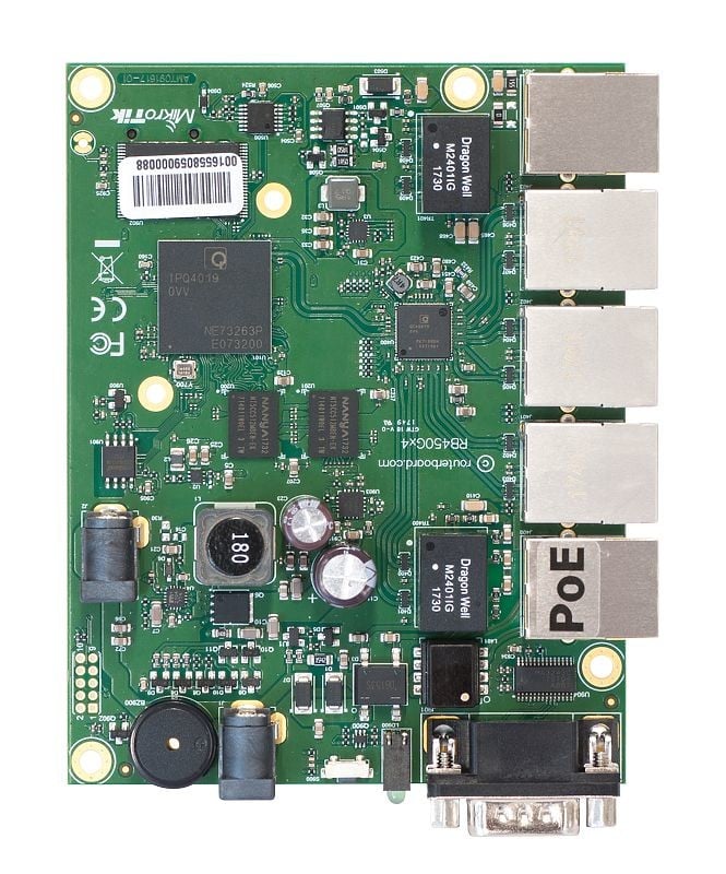 Mikrotik RB450Gx4 Routeur connecté Gigabit Ethernet Vert