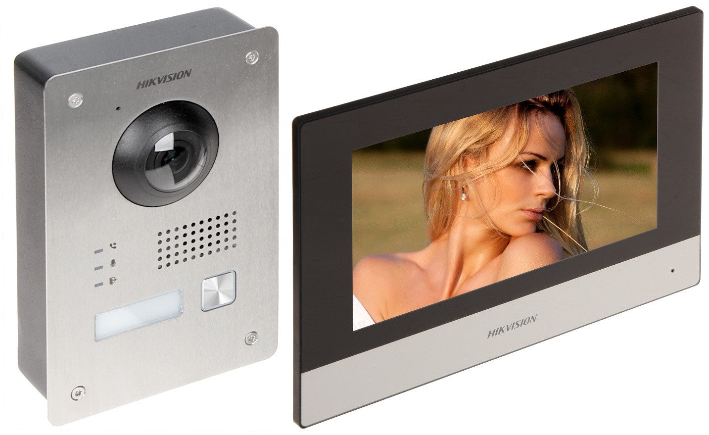 Hikvision DS-KIS703Y-P Kit de vidéophone IP numérique a deux fils