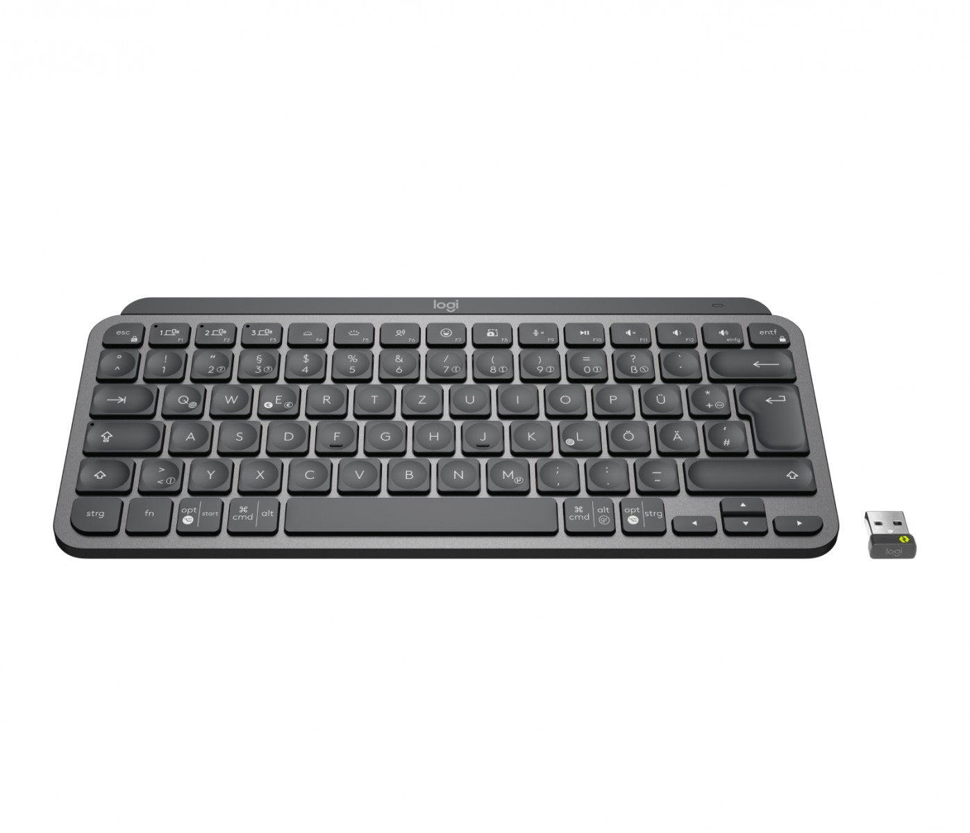 Logitech MX Keys Mini For Business clavier Bureau RF sans fil + Bluetooth QWERTZ Allemand Graphite