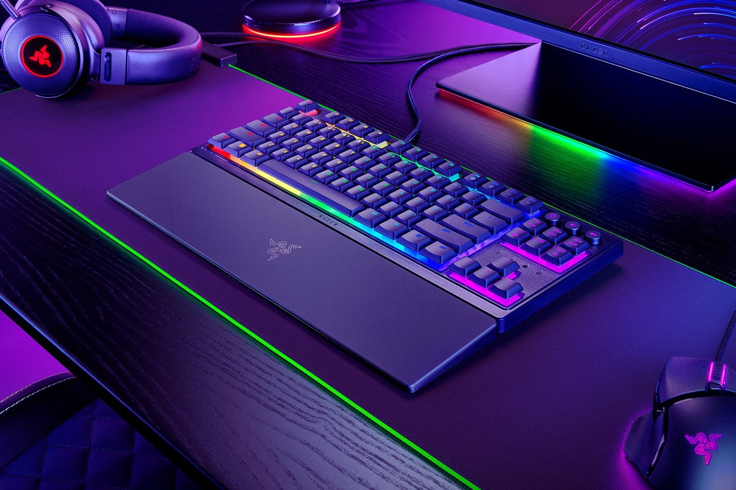 Razer Ornata V3 Tenkeyless clavier Gaming USB QWERTZ Noir