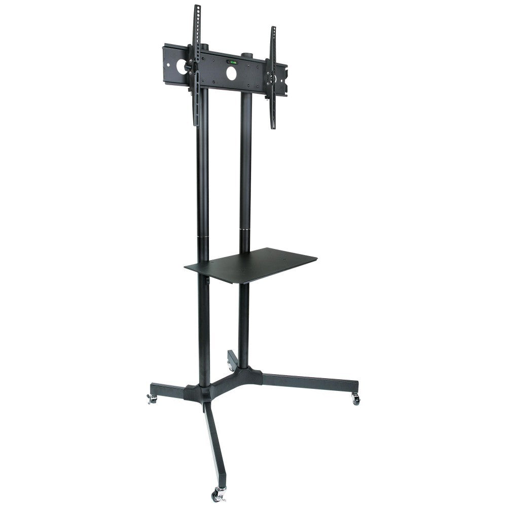 "Techly ICA-TR6 Support TV mobile 30-65"" jusqu'a 60kg étagere AV réglable"