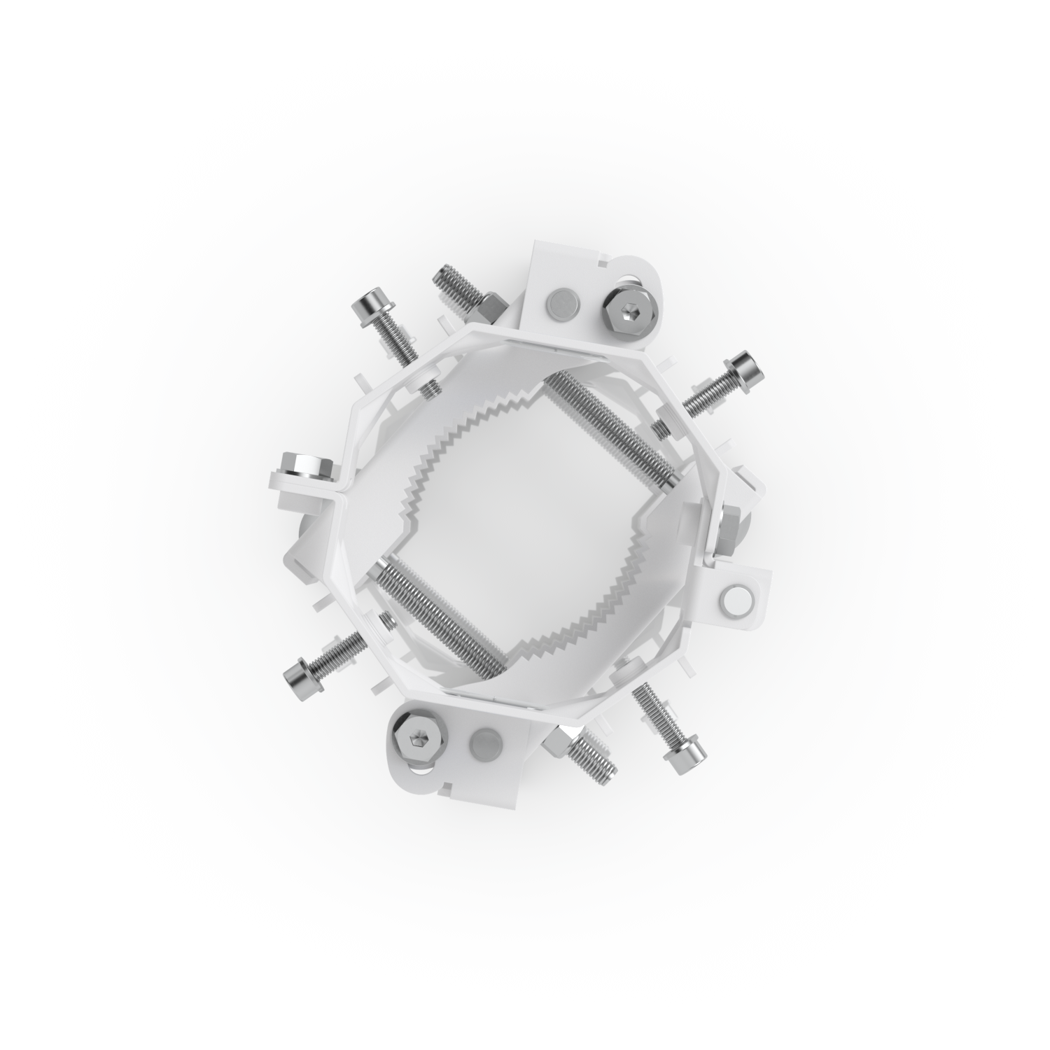 Ubiquiti UACC-Wave-AP-Micro-Mount Support de poteau qui prend en charge jusqu'a quatre points d'acces Wave AP Micros pour fournir une couverture a 360°.