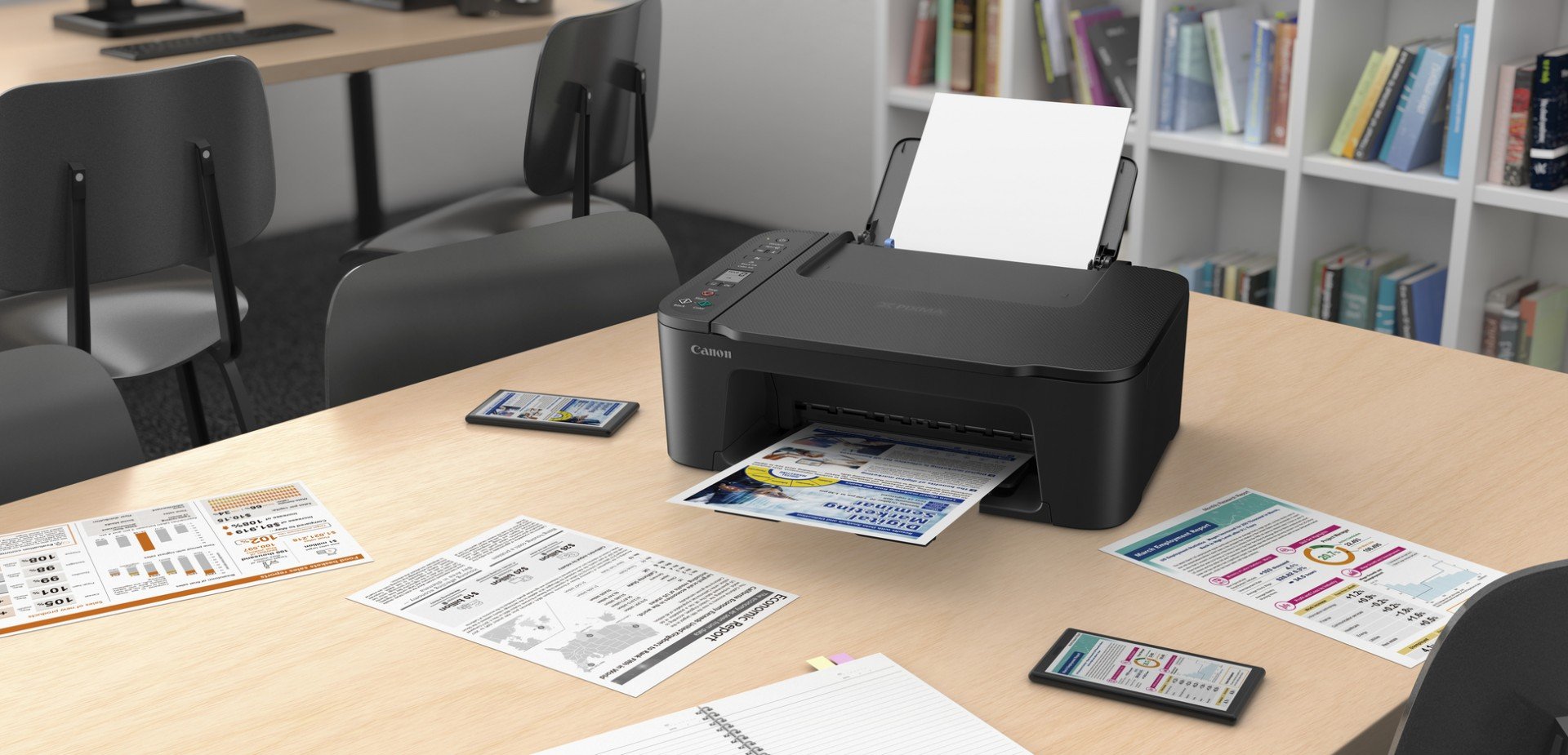 CANON PIXMA TS3750i MFP colour inkjet Legal 216x356mm A4 7.7ipm Print 60sheets Wi-Fi USB Black