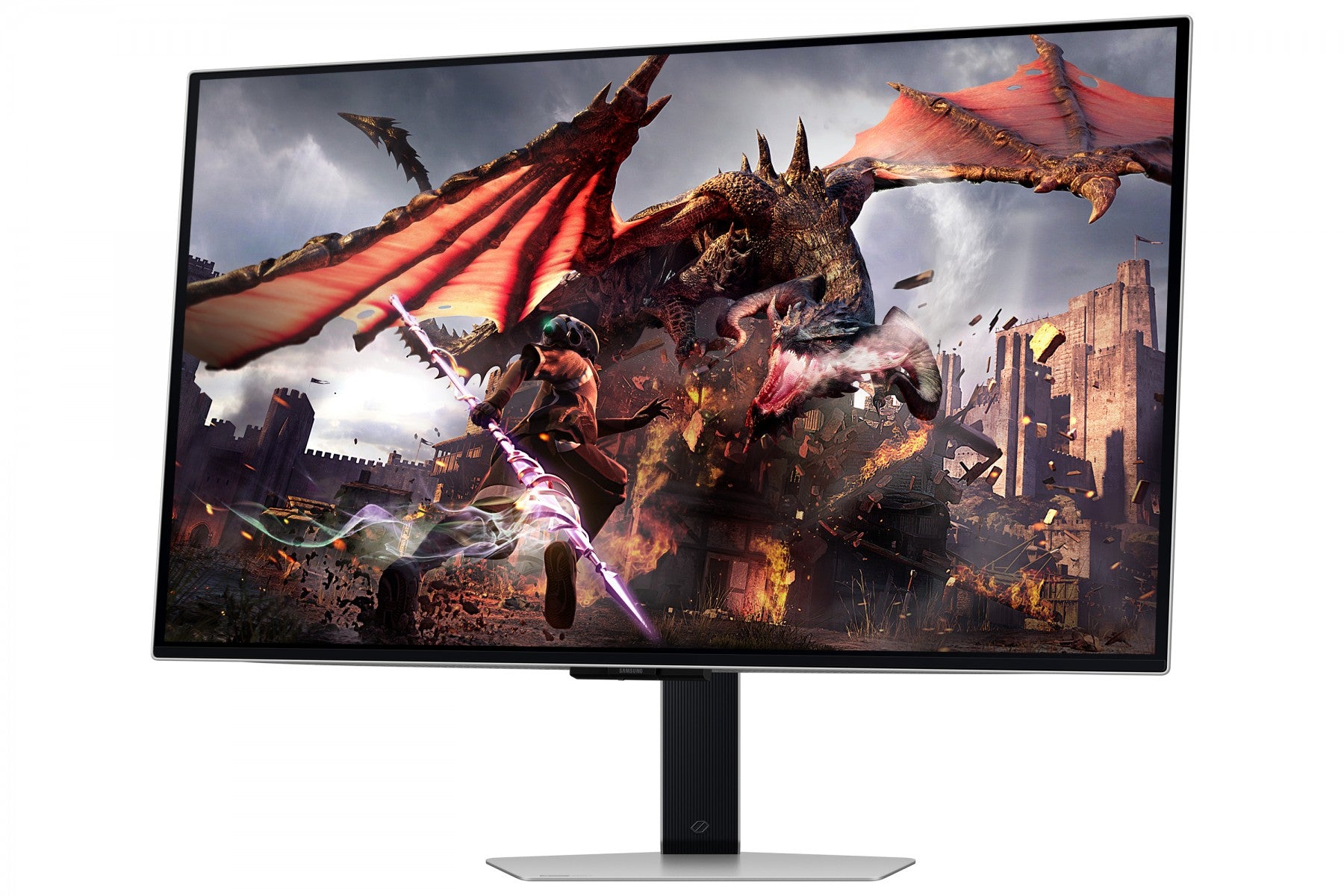 "Samsung G80SD écran plat de PC 81,3 cm (32"") 3840 x 2160 pixels 4K Ultra HD OLED Argent"