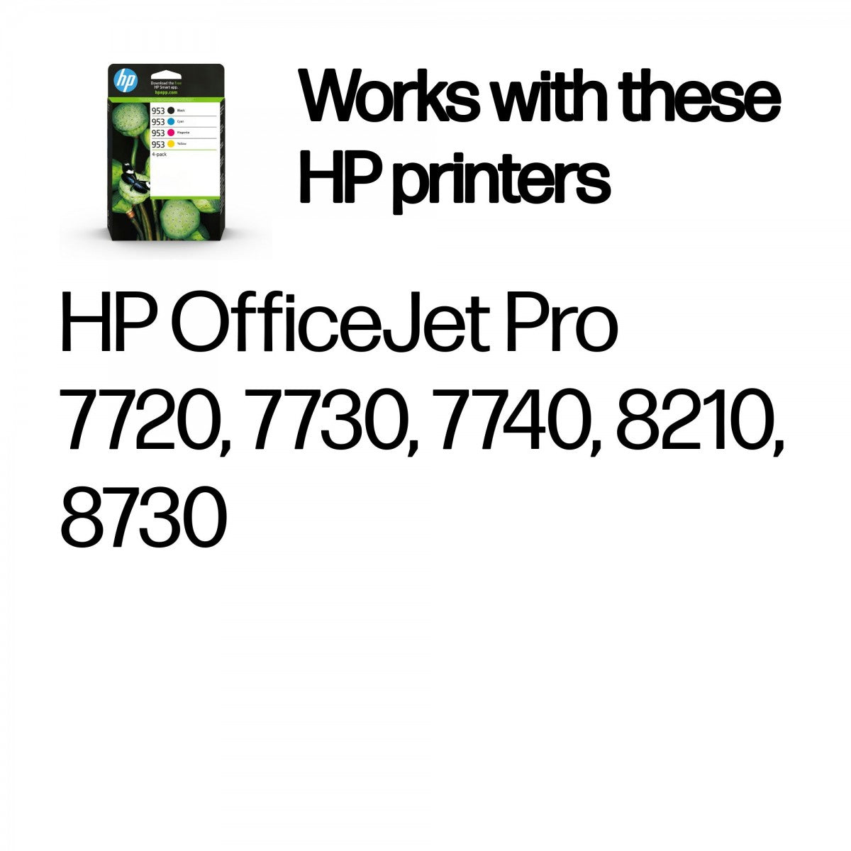 HP 953 CMYK Original Ink Cartridge 4-Pack