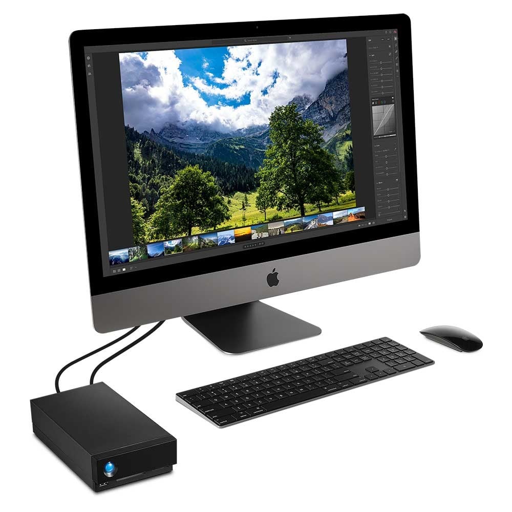 LACIE 1big Dock 8TB Thunderbolt 3 + USB 3.1 8.9cm 3.5inch for MAC & PC - gray