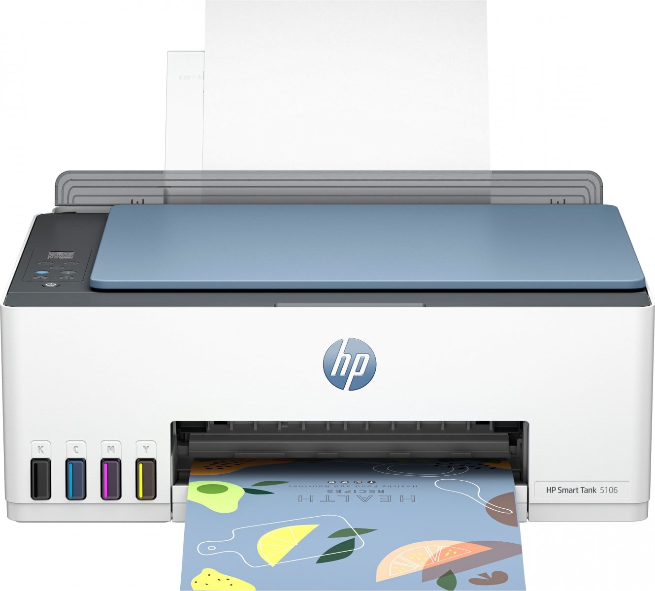 HP Smart Tank Imprimante Tout-en-un 5106, Couleur, Imprimante pour Maison et Bureau a domicile, Impression, copie, numérisation, Sans fil  Réservoir d’imprimant