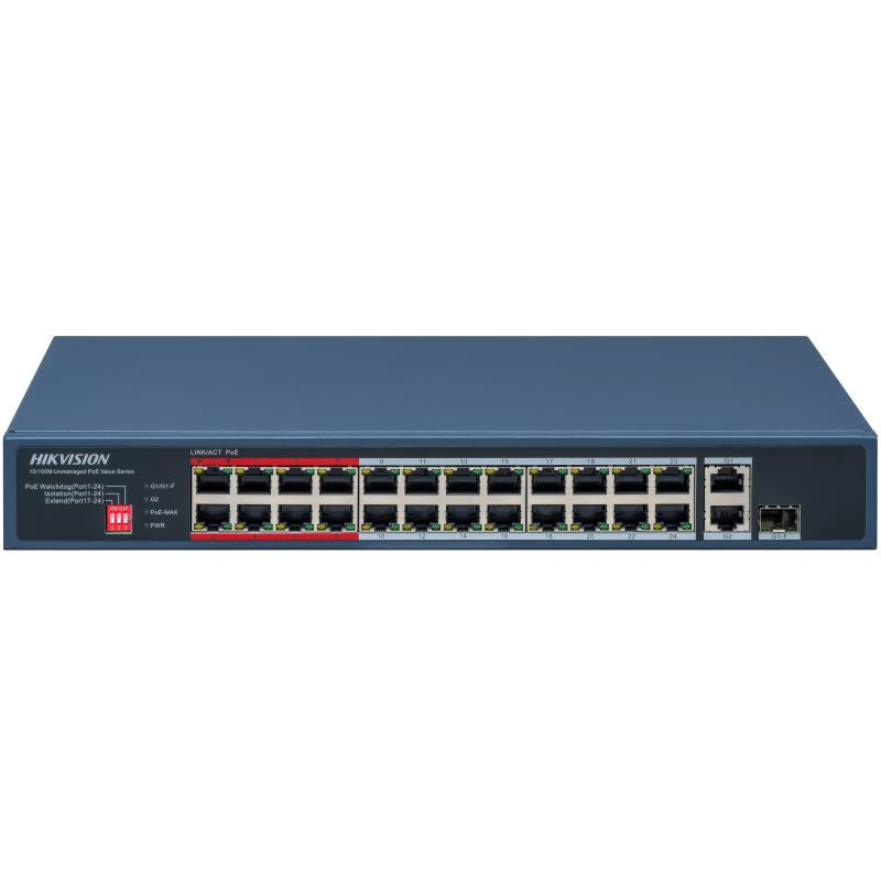 Hikvision DS-3E0326P-E/M(C) 24 Port Fast Ethernet Unmanaged POE Switch
