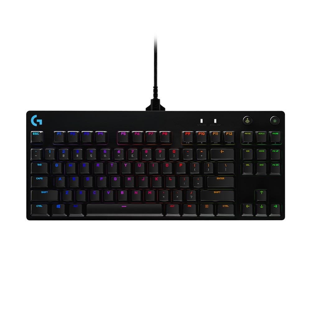 Logitech G PRO clavier Gaming USB QWERTY US International Noir