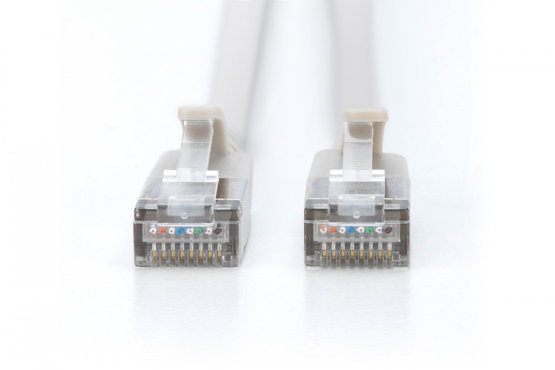 Câble patch RJ45-RJ45 slim, Cat. 6A, F/FTP, AWG 32/7, LSOH, 2 m, gris