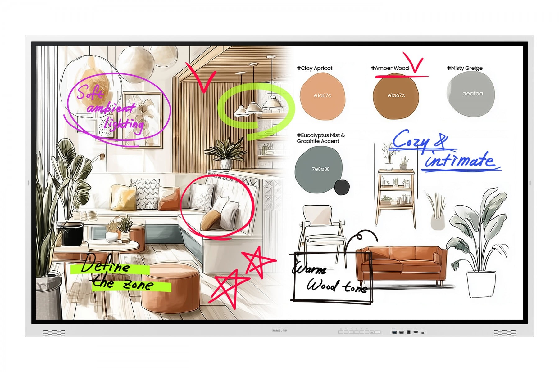 Samsung Flip Pro 75" UHD WM75F-X