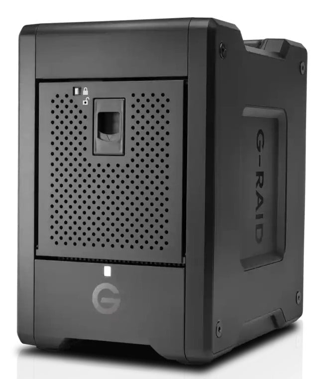 SANDISK Professional G-RAID Shuttle 4 48To 3.5p Thunderbolt 3 1000Mo/s USB-C Transportable 4-bay External Hard Drive