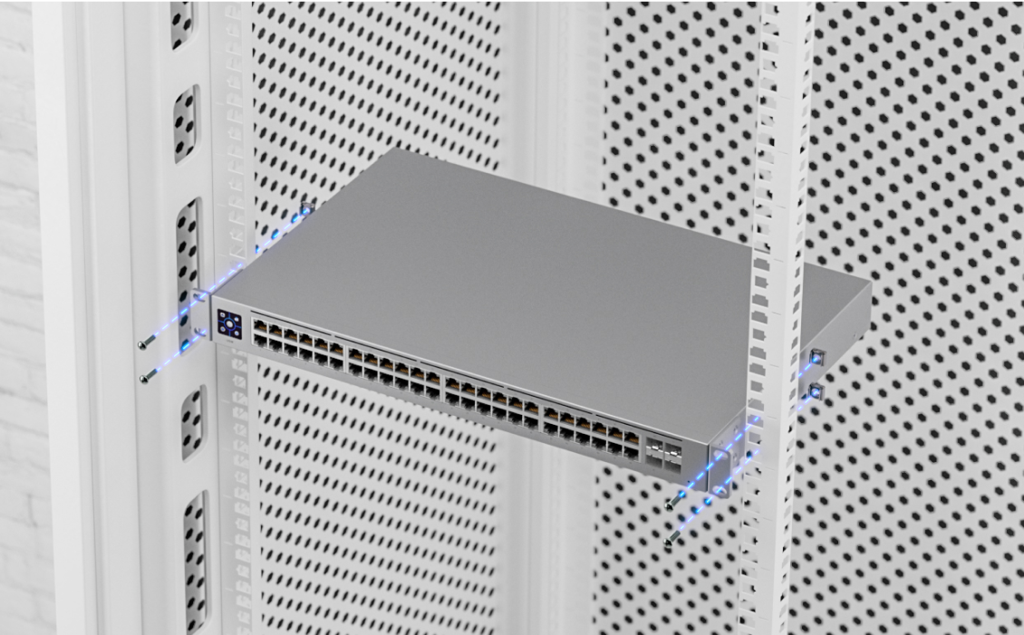 "Ubiquiti Networks UniFi USW-48-POE commutateur réseau Géré L2 Gigabit Ethernet (10/100/1000) Connexion Ethernet, supportant l'alimentation via ce port (PoE) 1U "