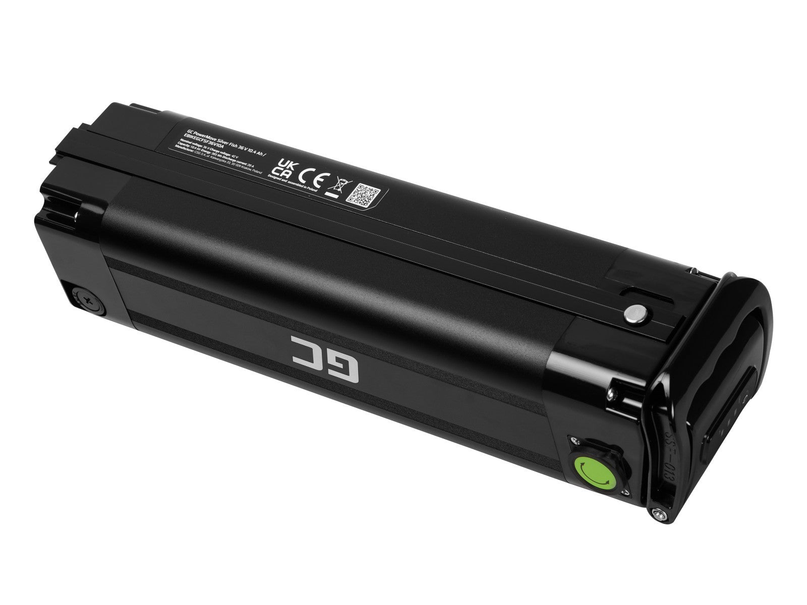 Green Cell EBIKEGCF06 Batterie Silverfish pour vélo électrique avec Chargeur 24V 11.6Ah 278Wh pour Prophete