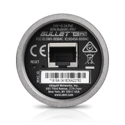 Ubiquiti Networks BULLETAC-IP67 point d'acces réseaux locaux sans fil Noir Connexion Ethernet, supportant l'alimentation via ce port (PoE)