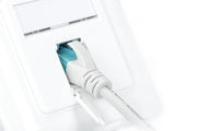 Digitus DN-9010/8-1 prise de courant RJ-45 Blanc