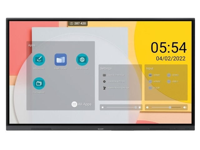 Sharp PN-L862B Touch Display