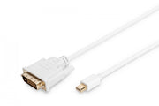 DIGITUS Câble d'adaptateur DisplayPort - 2 m - Mini DisplayPort - DVI-D - Nickel - 1.1a - Cuivre