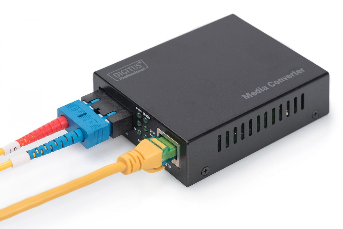 DIGITUS DN-82120-1 Medienkonverter Gigabit Ethernet, Multimode, SC