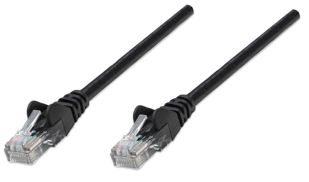 Intellinet 320771 câble de réseau Noir 5 m Cat5e U/UTP (UTP)
