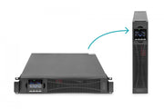 Digitus DN-170093 alimentation d'énergie non interruptible Double-conversion (en ligne) 1,5 kVA 8 sortie(s) CA