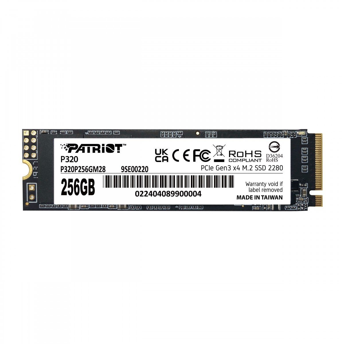 Patriot Memory P320 256 Go M.2 PCI Express 3.0 NVMe