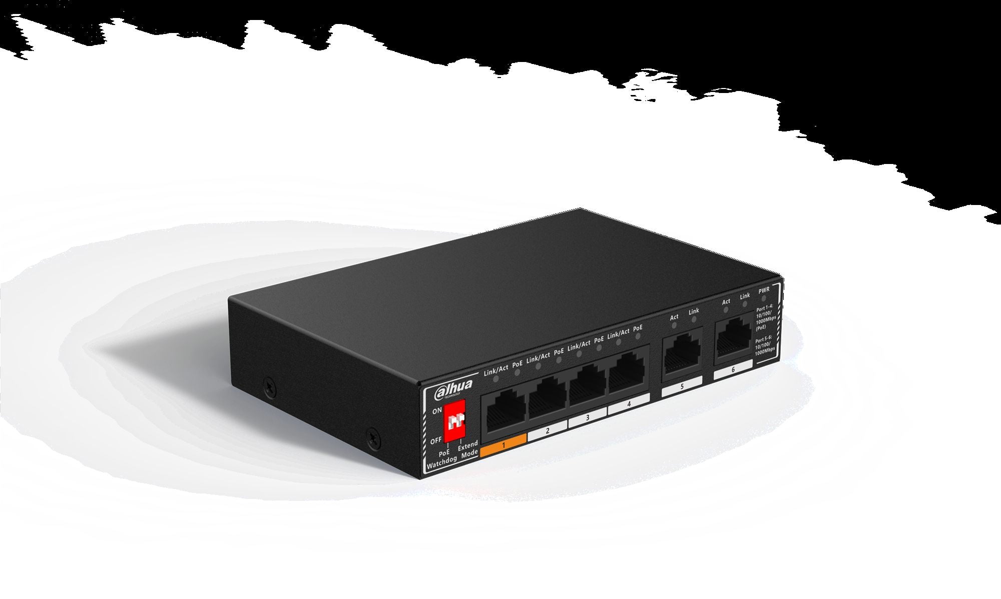 Dahua SG1006P Switch PoE Gigabit Non-Géré 6 Ports avec 4 Ports PoE
