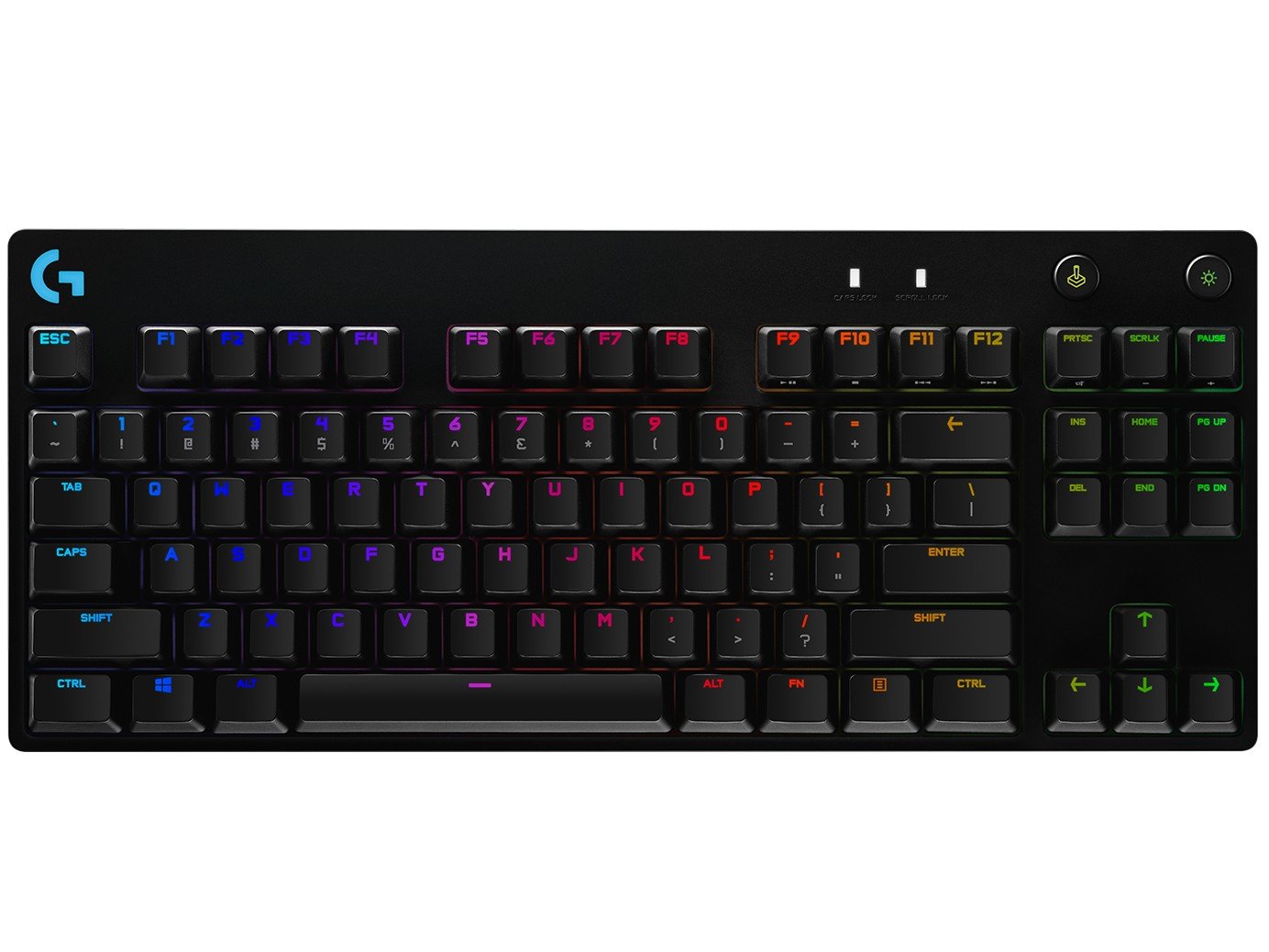 Logitech G PRO clavier Gaming USB QWERTY US International Noir