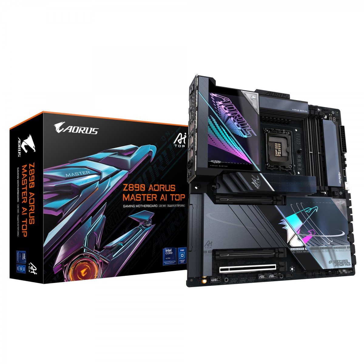 GIGABYTE Z890 AORUS MASTER AI TOP Intel Z890 LGA 1851 (Socket V1) ATX étendu