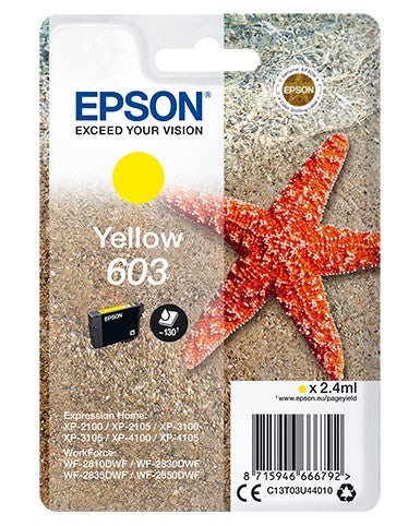 EPSON 1LB Singlepack Yellow 603 Ink w/s