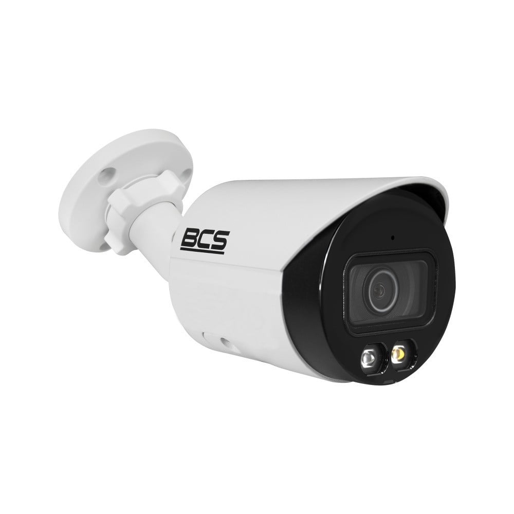 BCS BCS-L-TIP16FCR3L3-Ai1 Caméra tubulaire IP 6MP avec technologie NightColor et microphone