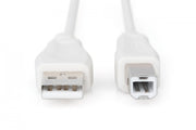 Digitus AK-300102-018-E câble USB USB 2.0 USB A USB B 0,48 Gbit/s Beige