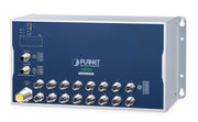 PLANET ITS-6326-16T-WV commutateur réseau Géré L3 Aluminium, Bleu