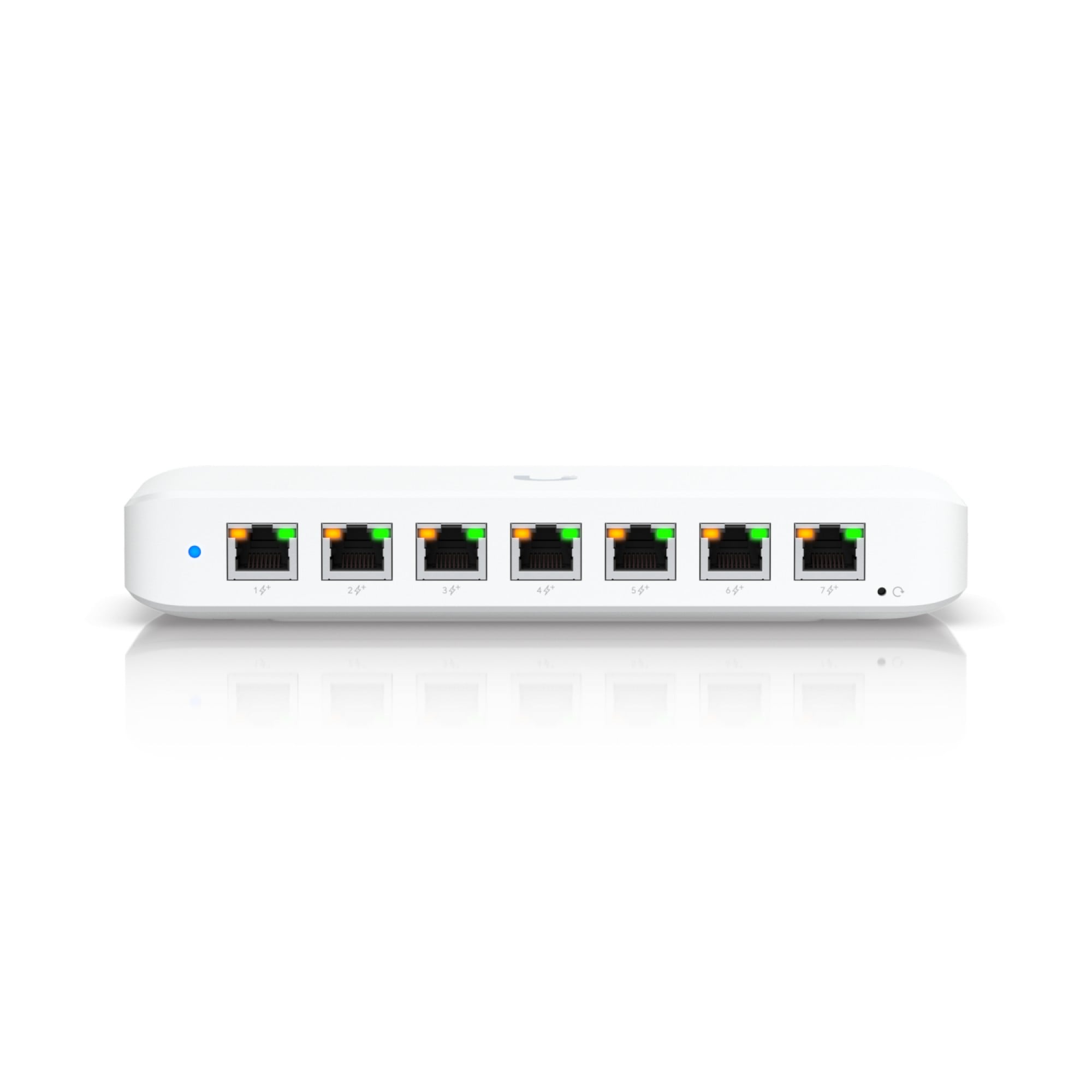 UniFi 8 port GbE PoE+Switch powered by