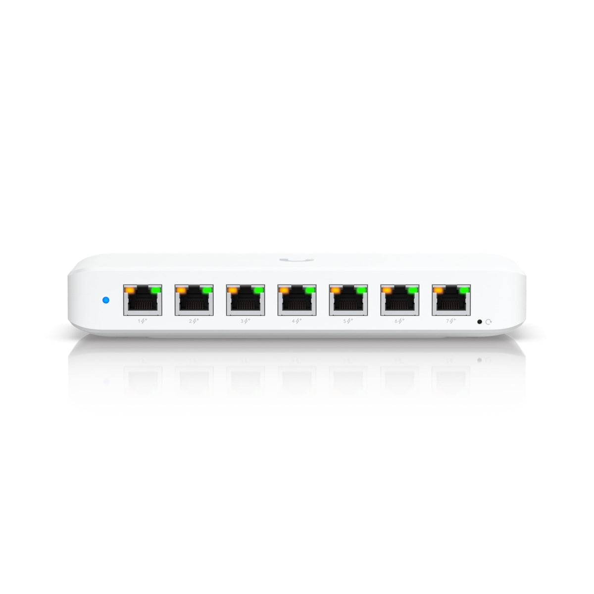 UniFi 8 port GbE PoE+Switch powered by
