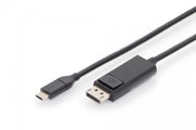 Digitus AK-300333-020-S câble vidéo et adaptateur 2 m USB Type-C DisplayPort Noir