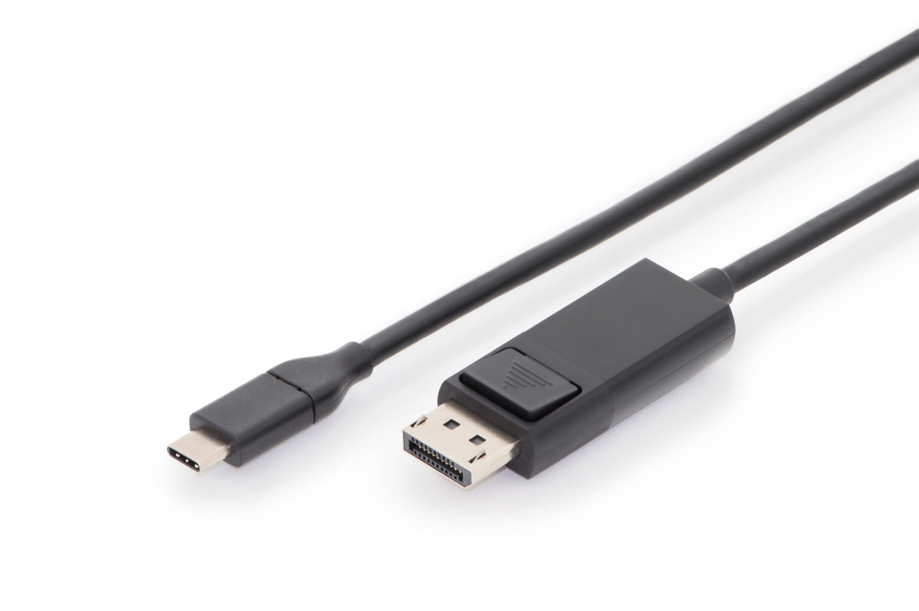 Digitus AK-300333-020-S câble vidéo et adaptateur 2 m USB Type-C DisplayPort Noir