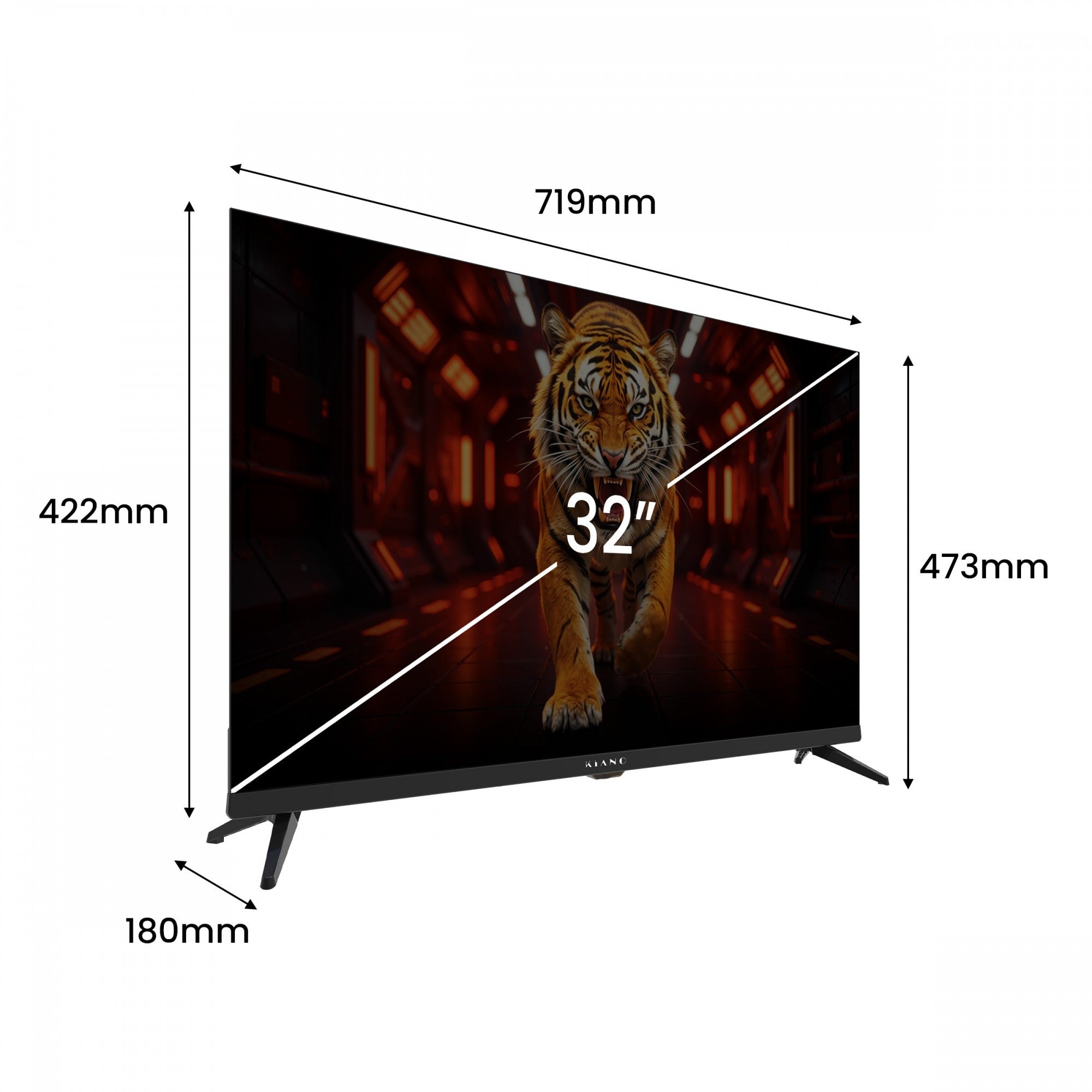 "Kiano Elegance TVTL32 Tizen OS Powered by Samsung LED 32"" HD"