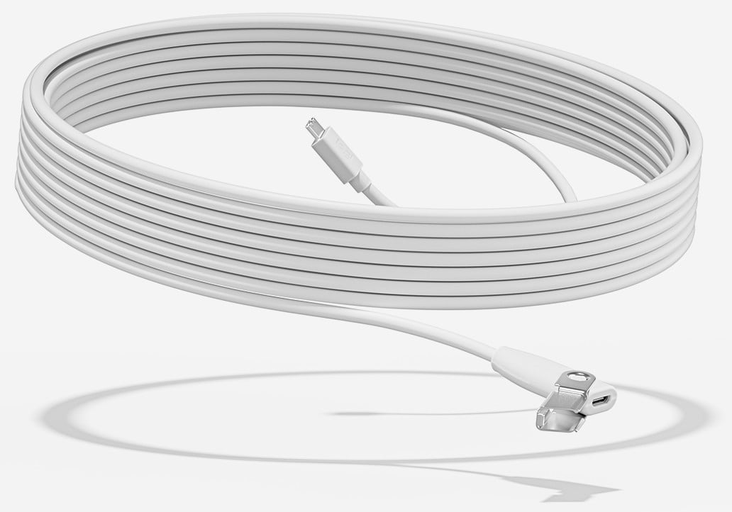 LOGITECH Rally Mic Pod Extension Cable Microphone extension cable 10 m plenum for Rally Mic Pod Rally Bar