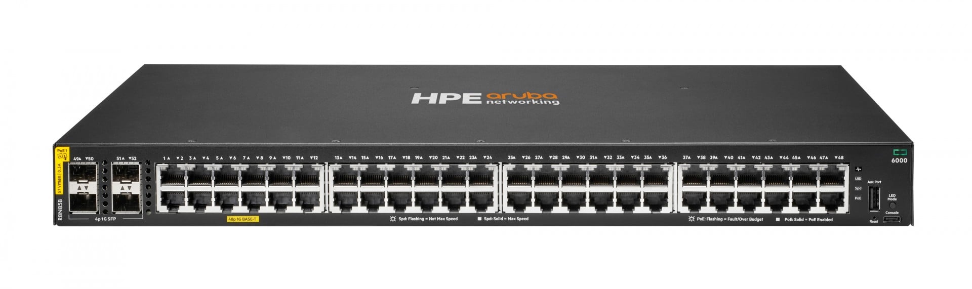 HPE Aruba Nwking CX 6000 48p