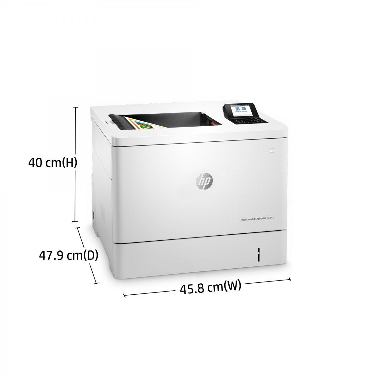 HP Color LaserJet Enterprise M554dn produit neuf emballage abimé A4 color laser USB 33ppm (P)