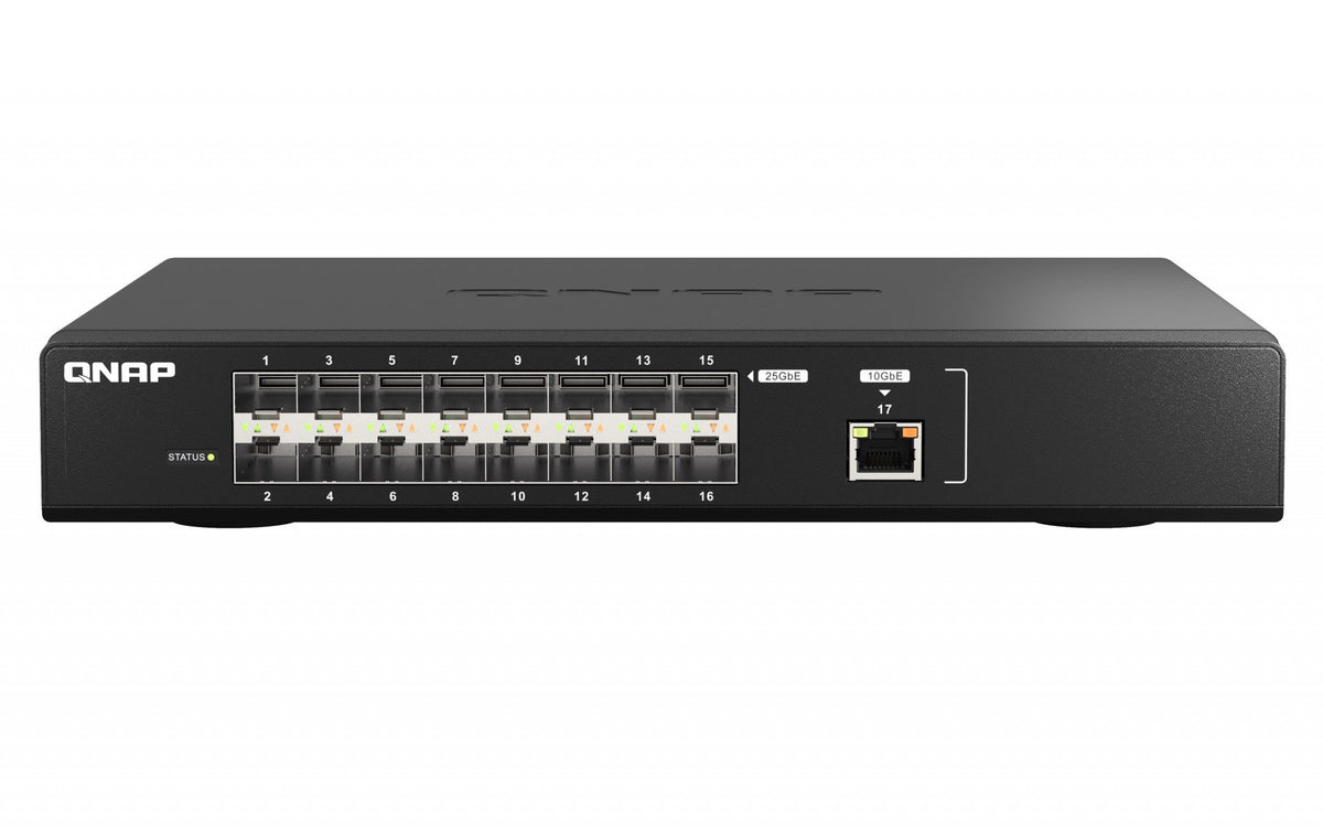1x10GbE RJ45 16xGbE SFP28 web mgd sw RM