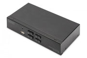 Commutateur KVM 4 ports, 4K 60Hz, 4xDP IN, 1xDP OUT, 2xUSB A, 2x Audio IN&OUT