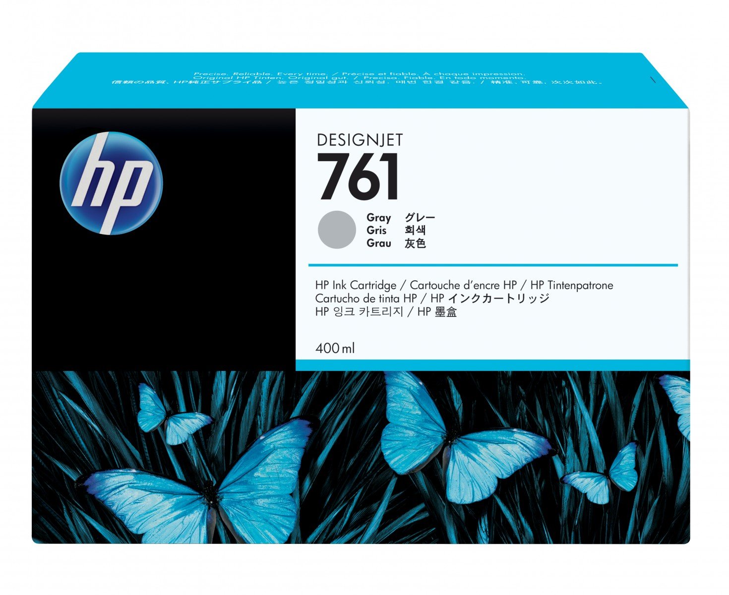 HP 761 original Ink cartridge CM995A grey standard capacity 400ml 1-pack