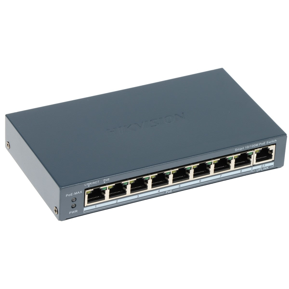 Hikvision DS-3E1309P-EI(B) Commutateur POE intelligent Fast Ethernet 8 ports