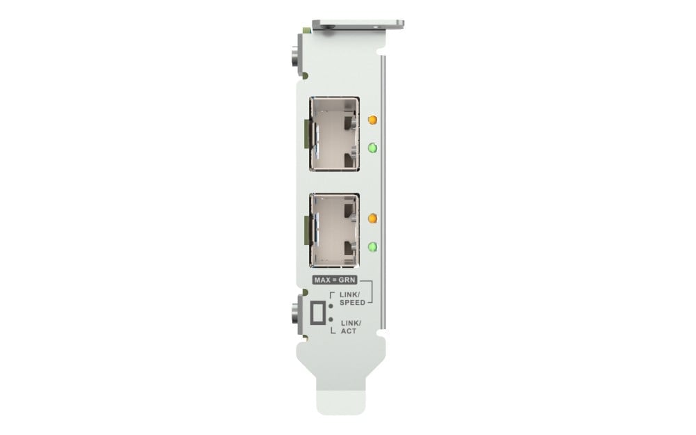 Dual-port SFP+10GbE network expansion