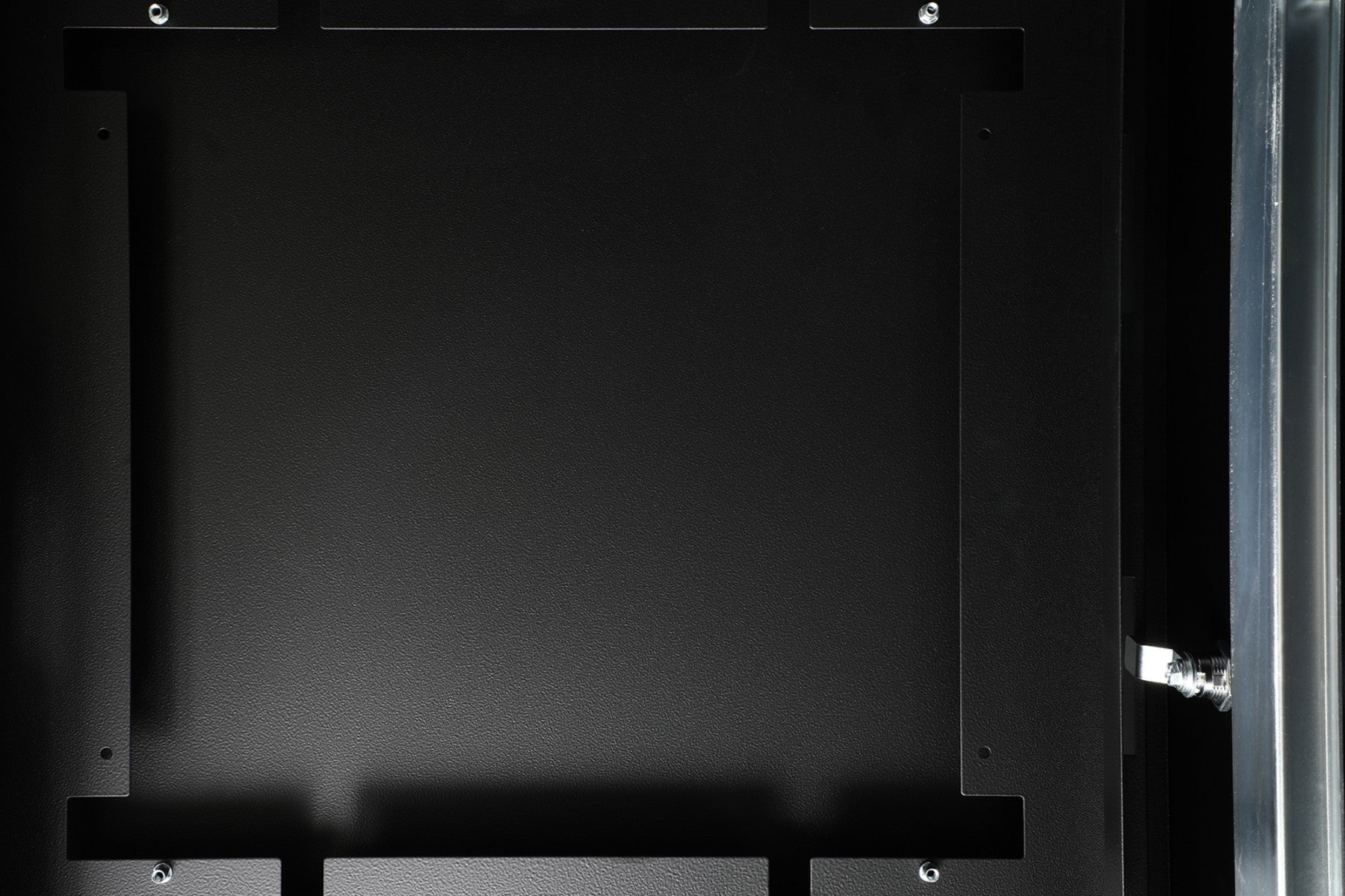 "Armoire réseau debout Unique 19"" 26U rack 600x1000, porte avant en verre, noir, 800kg 1342x600x1000 mm, couleur noire (RAL 9005)"