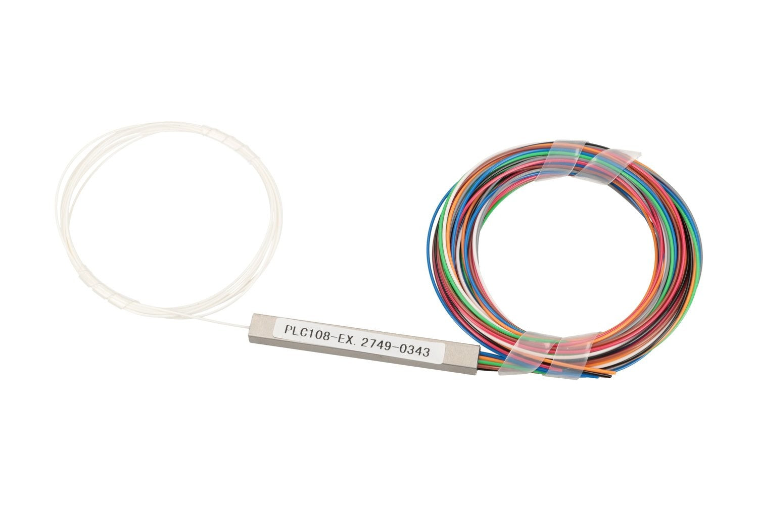 Extralink 1:8 PLC SPLITTER WITHOUT CONNECTOR 900UM 1.5M STEEL BOX Diviseur de câbles